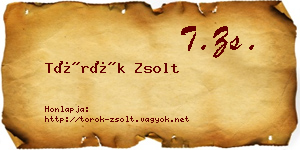 Török Zsolt névjegykártya